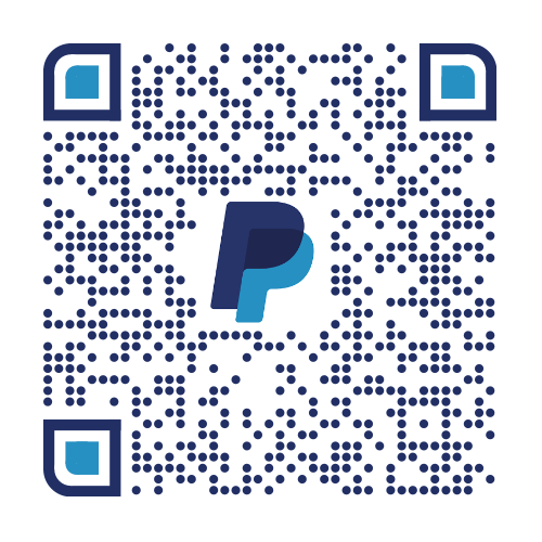 Scan to donate via PayPal